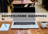 南昌软件开发公司有哪些（南昌的软件科技公司）