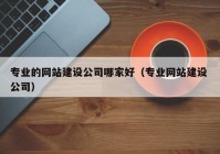 专业的网站建设公司哪家好（专业网站建设 公司）