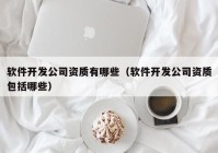 软件开发公司资质有哪些（软件开发公司资质包括哪些）