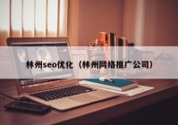 林州seo优化（林州网络推广公司）