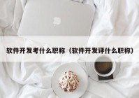 软件开发考什么职称（软件开发评什么职称）